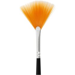 Nylon pensler, nr. 4+8, L: 29-30 cm, B: 2-3 mm, vifte, 2 stk./ 1 pk.