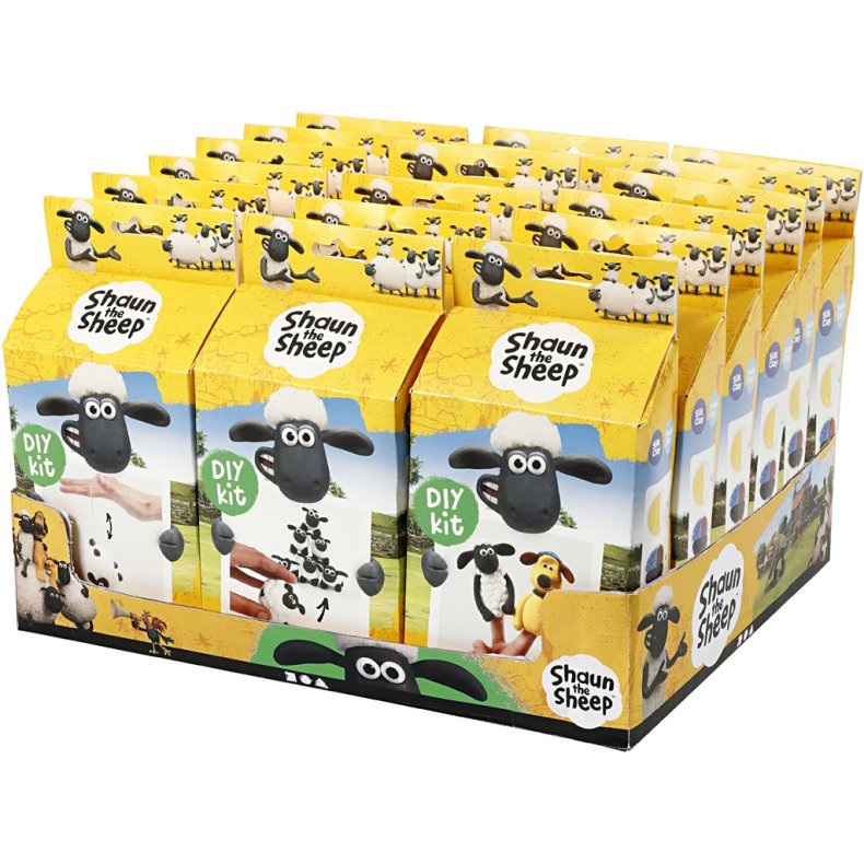 Borddisplay med materiales&aelig;t, 18 s&aelig;t/ 1 pk.