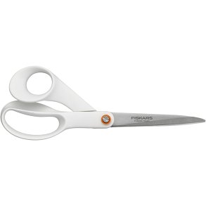 Fiskars Universalsaks, L: 21 cm, hvid, 1 stk.