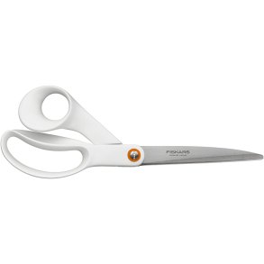 Fiskars Universalsaks, L: 24 cm, højre, hvid, 1 stk.