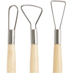 Lerslynge, runde kanter, L: 20 cm, 6 stk./ 1 pk.