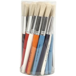 B&oslash;rnepensler, L: 19 cm, B: 12 mm, rund, 30 stk./ 1 pk.