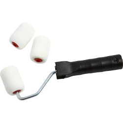 Malerruller med h&aring;ndtag, B: 6 cm, 1 s&aelig;t