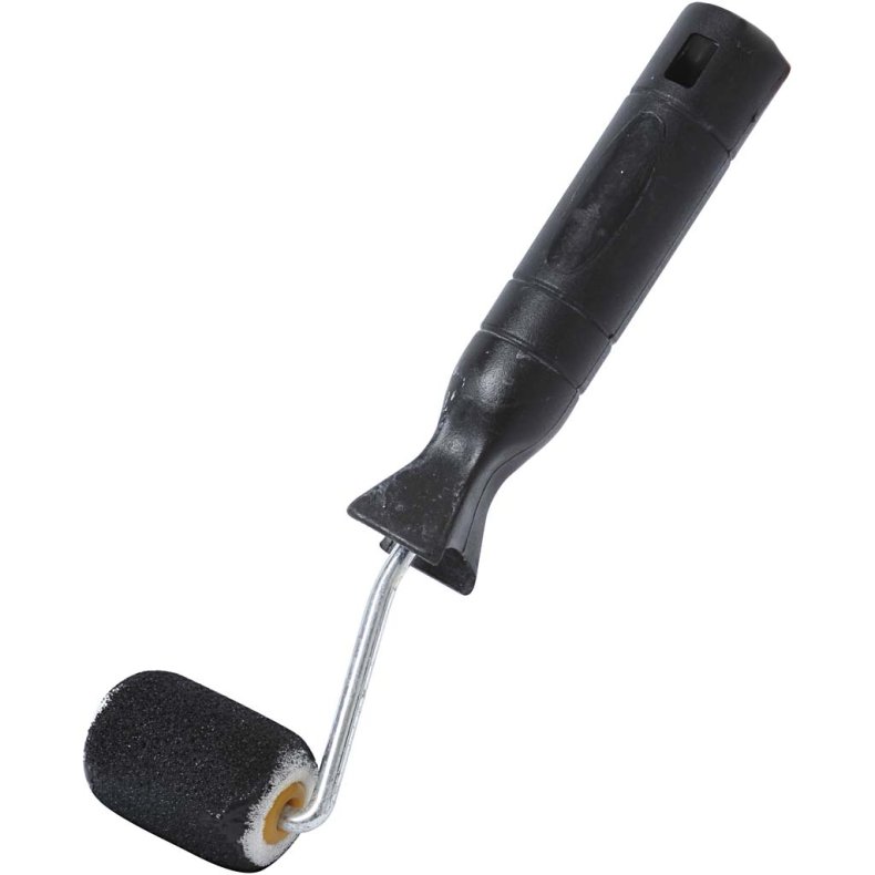 Malerruller med h&aring;ndtag, B: 6 cm, 1 s&aelig;t