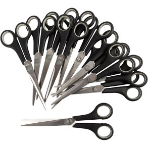 Børnesaks, L: 17 cm, højre- og venstrehånd, 12 stk./ 1 pk.
