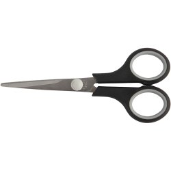 B&oslash;rnesaks, L: 13 cm, h&oslash;jre- og venstreh&aring;nd, 1 stk.