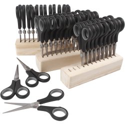 B&oslash;rnesaks, L: 14 cm, h&oslash;jre- og venstreh&aring;nd, sort, 1 s&aelig;t