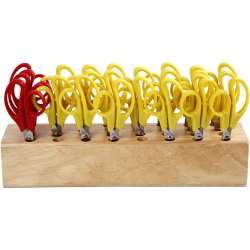 B&oslash;rnesaks, L: 12,5 cm, rund, 1 s&aelig;t