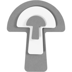 Lag-p&aring;-lag stansejernss&aelig;t, svampe, str. 25+50+75 mm, 3 stk./ 1 pk.