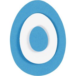 Lag-p&aring;-lag stansejernss&aelig;t, &aelig;g, str. 25+50+76 mm, 3 stk./ 1 pk.