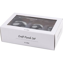 Lag-p&aring;-lag stansejernss&aelig;t, &aelig;g, str. 25+50+76 mm, 3 stk./ 1 pk.