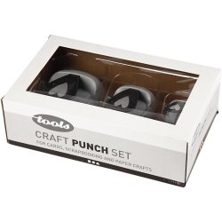 Lag-p&aring;-lag stansejernss&aelig;t, hjerte, str. 25+49+75 mm, 3 stk./ 1 pk.