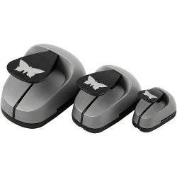 Lag-p&aring;-lag stansejernss&aelig;t, sommerfugl, str. 25+49+75 mm, 3 stk./ 1 pk.