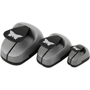 Lag-på-lag stansejernssæt, sommerfugl, str. 25+49+75 mm, 3 stk./ 1 pk.