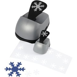 Lag-p&aring;-lag stansejernss&aelig;t, iskrystal, str. 25+49+75 mm, 3 stk./ 1 pk.