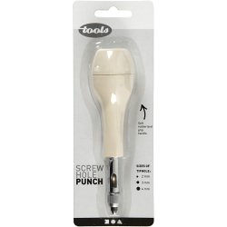 Screw punch, hulstr. 2+3+4 mm, 1 stk.