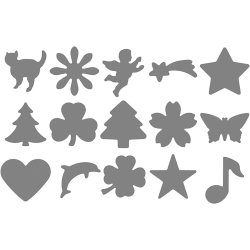 Stansejern, hel&aring;rs, str. 9 mm, Indhold kan variere, 36 stk./ 1 pk.