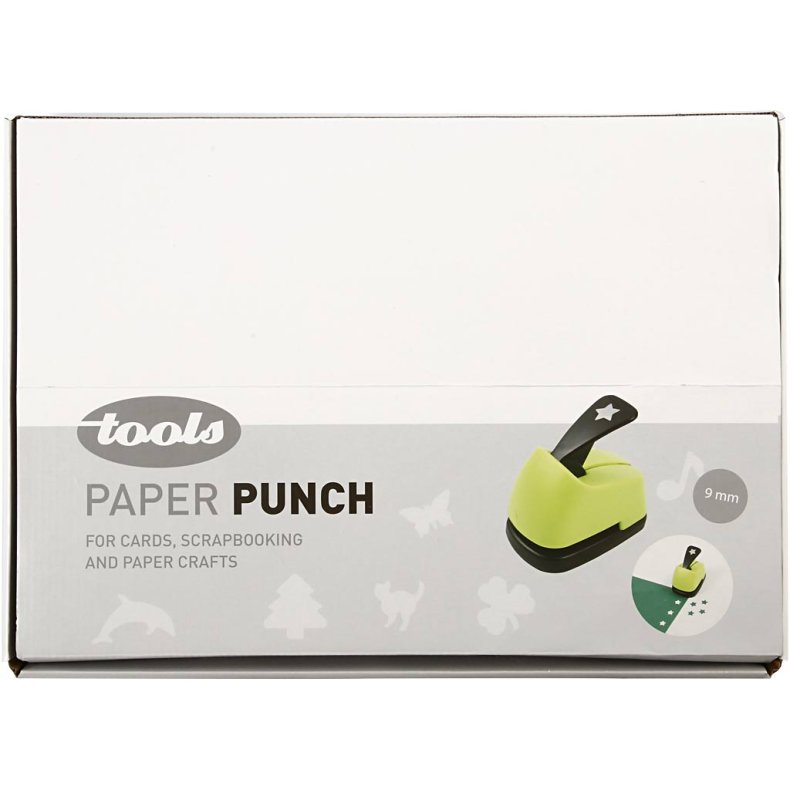 Stansejern, hel&aring;rs, str. 9 mm, Indhold kan variere, 36 stk./ 1 pk.