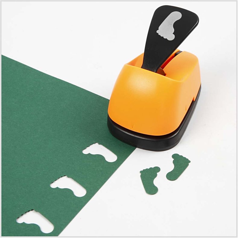 Stansejern, hel&aring;rsmotiver, str. 25 mm, 12 stk./ 1 pk.