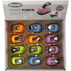 Stansejern, julemotiver, str. 25 mm, 12 stk./ 1 pk.