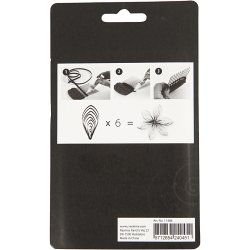 Quillingkam, L: 10,5 cm, B: 6,5 cm, 1 stk.