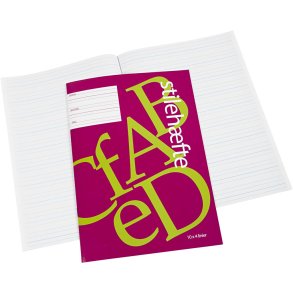 Stilehæfte , 10 x 4 linier, A4, str. 21x29,7 cm, 64 , 25 stk./ 1 pk.