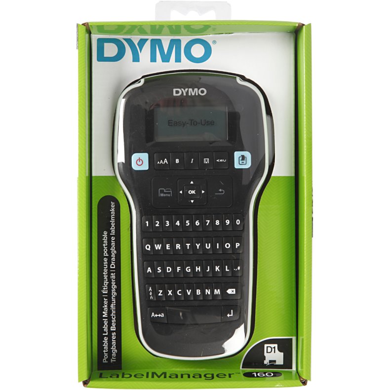 Dymo Label Manager, nr. LM160, B: 9+12 mm, 1 stk.