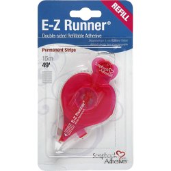 E-Z Runner&reg; - refill, striber, permanent lim, B: 8 mm, 15 m/ 1 rl.
