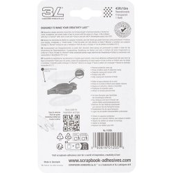 E-Z Runner&reg; - refill, prikker, non-permanent lim, B: 8 mm, 13 m/ 1 rl.