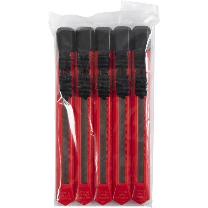 Hobbykniv, L: 13 cm, 5 stk./ 1 pk.