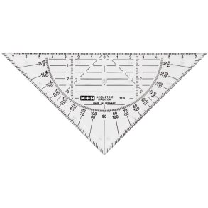 Geometritrekant, B: 16 cm, 1 stk.