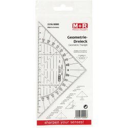 Geometritrekant, B: 16 cm, 1 stk.