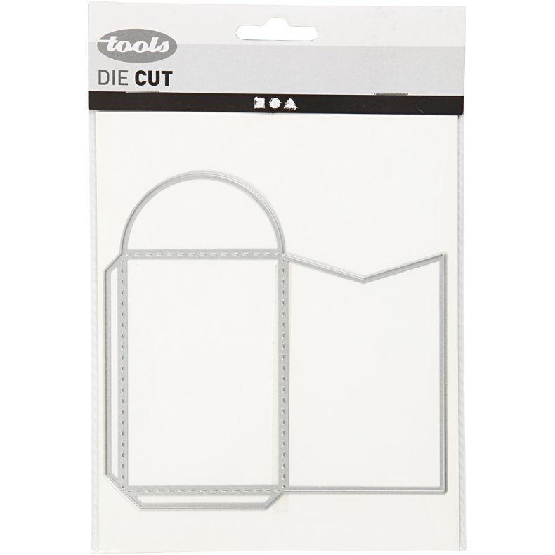 Sk&aelig;re- og pr&aelig;geskabelon, kuvert, str. 8,5x5,5 cm, 1 stk.