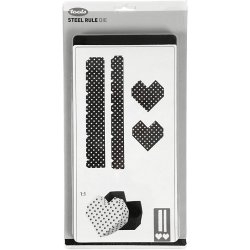 Sk&aelig;reskabelon, hjerteboks, str. 15,2x30,37 cm, tykkelse 15 mm, 1 stk.