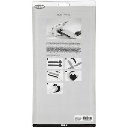 Sk&aelig;reskabelon, hjerteboks, str. 15,2x30,37 cm, tykkelse 15 mm, 1 stk.