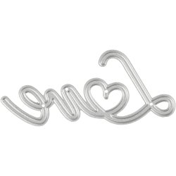 Sk&aelig;reskabelon, Love, str. 69x30,5 mm, 1 stk.