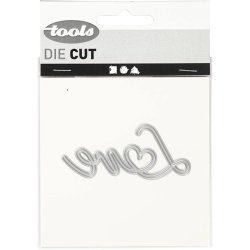 Sk&aelig;reskabelon, Love, str. 69x30,5 mm, 1 stk.