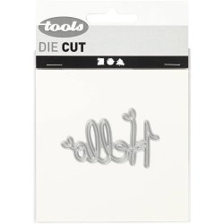 Sk&aelig;reskabelon, Hello, str. 59x36 mm, 1 stk.