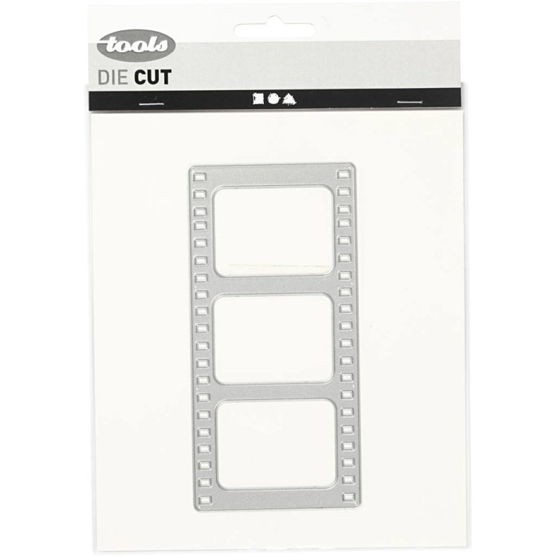 Sk&aelig;reskabelon, filmstribe, str. 64x131 mm, 1 stk.