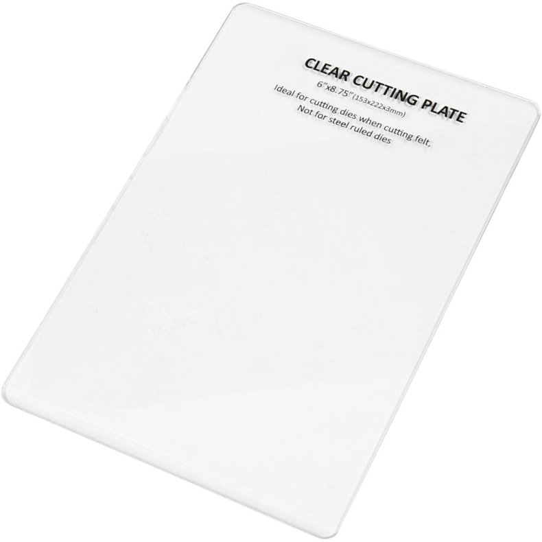 Melleml&aelig;gsplade, str. 22,2x15,3 cm, tykkelse 3 mm, 1 stk.