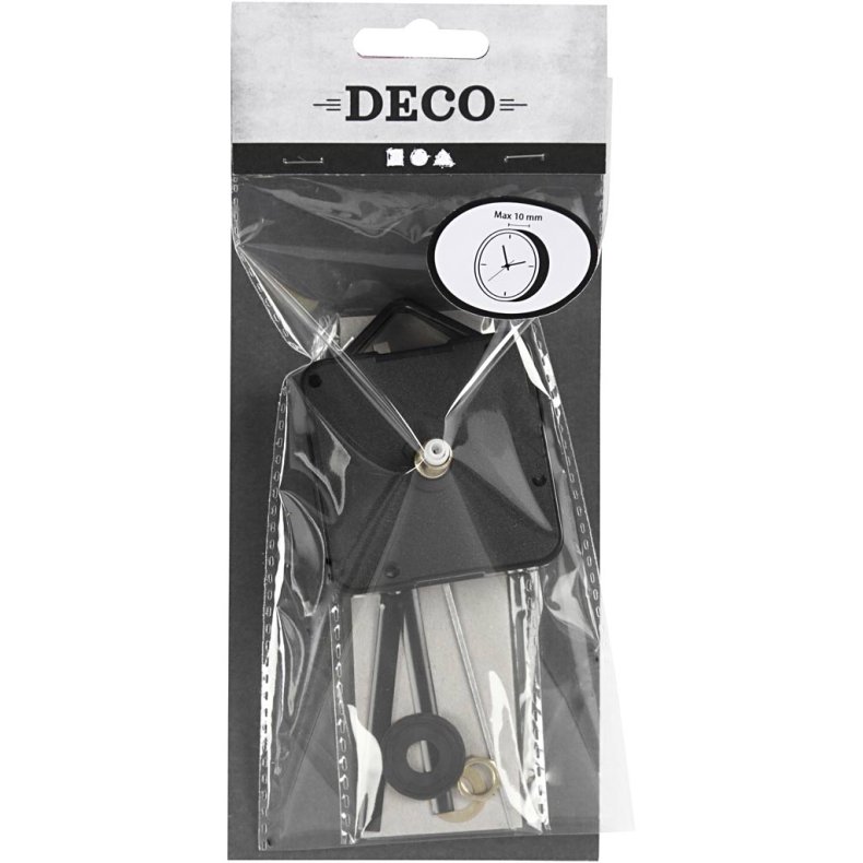 Urv&aelig;rk, plade max. tykkelse 10 mm, sort, 1 s&aelig;t