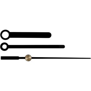 Urvisere, hulstr. 4+6 mm, sort, 1 sæt