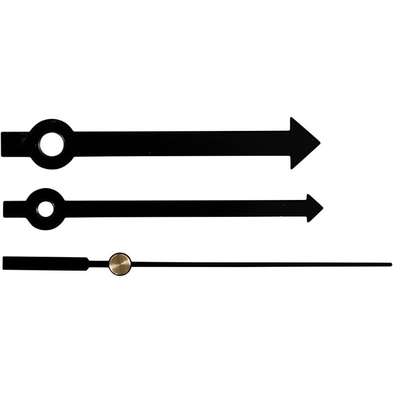 Urvisere, hulstr. 4+6 mm, sort, 1 s&aelig;t