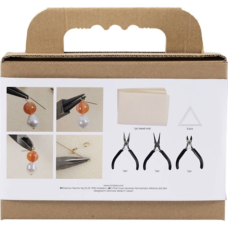 Tool Kit Smykker, L: 10+11+12 cm, 1 s&aelig;t/ 1 pk.