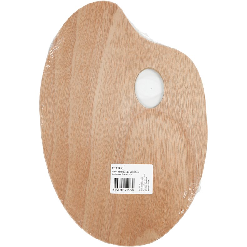 Malerpalette, str. 20x30 cm, 1 stk.