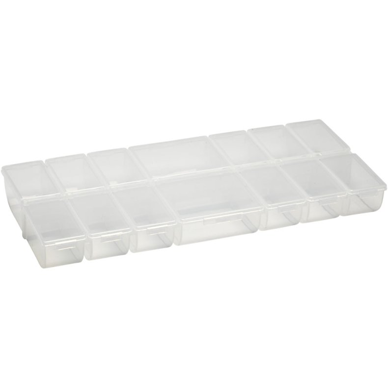 Opbevarings&aelig;ske, H: 2,8 cm, str. 24x11 cm, 1 stk.