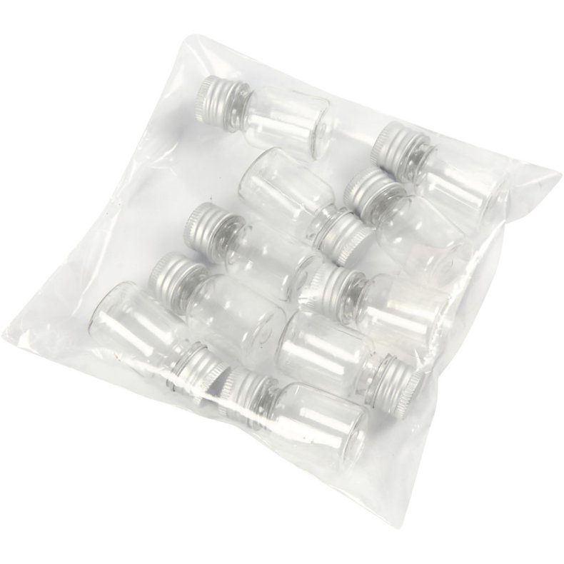 Plastd&aring;se med l&aring;g, H: 48 mm, diam. 23,5 mm, 13 ml, 10 stk./ 1 pk.