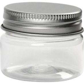 Plastdåse med låg, H: 35 mm, diam. 40 mm, 35 ml, 10 stk./ 1 pk.