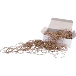 Gummib&aring;nd, diam. 5-8 cm, tykkelse 1 mm, ca. 1600 stk., 500 g/ 1 pk.