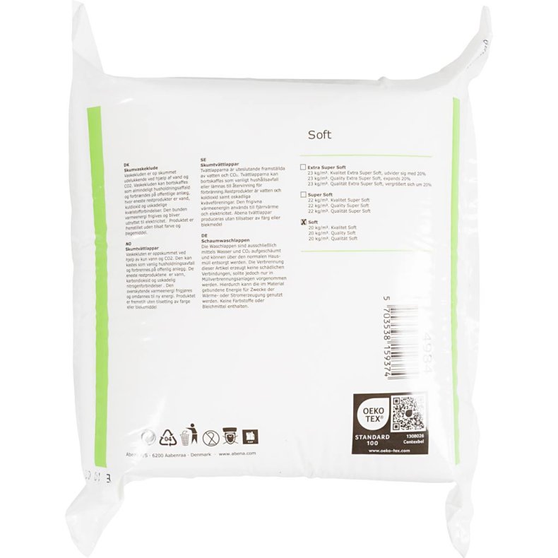 Vaskeklude, 75 stk./ 1 pk.